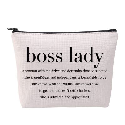 Boss Lady Gift Boss Lady Survival Kit Boss Lady Appreciation Gifts Female Boss Zipper Pouch Makeup Bag Bosses Day Gifts Leader Retirement Gift