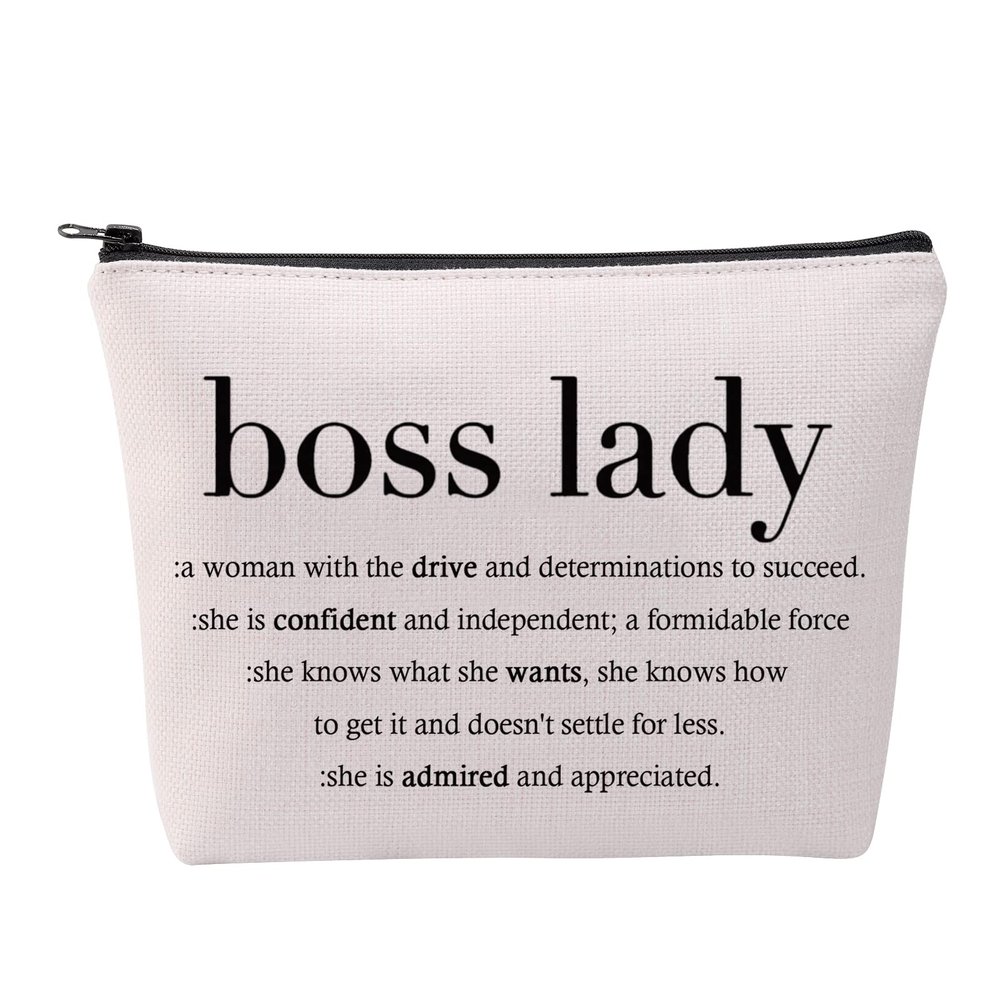 Boss Lady Gift Boss Lady Survival Kit Boss Lady Appreciation Gifts Female Boss Zipper Pouch Makeup Bag Bosses Day Gifts Leader Retirement Gift