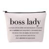 Boss Lady Gift Boss Lady Survival Kit Boss Lady Appreciation Gifts Female Boss Zipper Pouch Makeup Bag Bosses Day Gifts Leader Retirement Gift view 1