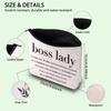 Boss Lady Gift Boss Lady Survival Kit Boss Lady Appreciation Gifts Female Boss Zipper Pouch Makeup Bag Bosses Day Gifts Leader Retirement Gift view 3