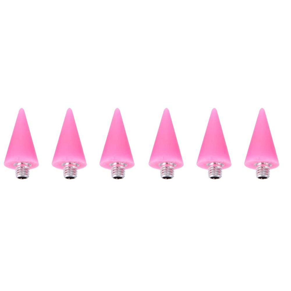 FRCOLOR 6pcs Dotting Pen Replaceable for Nail Art Rhinestone Picker Wax Tool for Designs Suitable for Professional Home Use