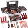 UNIFULL 132 Color All- In- One Makeup For Women Full Kit,Professional Makeup Kit,Makeup Gift Set for Women,Girls&Teens,Include eyeshadow/lipstick/concealer/Lip Gloss/Eyeliner/Mascara006N2-Silver view 1