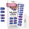 MOYOU LONDON Semi Cured Gel Nail Strips - 20 Pcs. Waterproof Gel Nail Wraps, Cures in Sunlight or UV/LED Lamp, Lasts Up to 2+ Weeks, Stretchable, Easy to Apply & Remove, Vegan & Cruelty-Free view 1