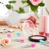 Newtay 20 Pcs Silicone Lip Brush Covers and Brushes for Reusable Lip Mask Eyeshadow Balm and Other Cream Makeup Products(Pink, Green) view 4