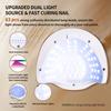 UV Light for Nails,288W UV Nail Dryer LED Light for Gel Polish-4 Timers Professional Nail Art Accessories,Curing Gel Toe Nails view 4