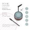 Eyebrow Wax Kit with Adjustable Eyebrow Brush  50 ml/1.69 oz, Waterproof&Clear, Long Lasting, Nourishing, No Resiude, Flake-Free, Moisturizing, Non-Sticky, All-Day Quick Fix for Eyebrows, Soap Gel view 3