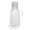 KEILEOHO 200 PCS Plastic Empty Bottles with Flip Cap, 1oz/30 ml Refillable Travel Size Bottles, Mini Plastic Empty Toiletry Bottles for Lotions, Creams, Shampoo and Toiletries view 2