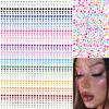 1575 Pieces Eye Face Gems Self-Adhesive Rhinestone Stickers for Makeup, Rainbow Glitters Jewels Face Stickers, for DIY Nail Body Accessories view 1