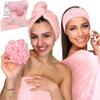 Cohzi Hair Towel Gifts for Women - Microfiber Hair Towel Wrap, Towel, Makeup Headband, Spa Gift for Her. Birthday Gifts for Women, Sister, Friend, Aunt, Grandmother. Mother. Gifts for Her view 1
