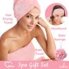 Cohzi Hair Towel Spa Gifts for Mom - Microfiber Hair Drying Towel Wrap and Bath Towel Spa Gift Set. Birthday Gifts for Mom. Gifts for Mother's from Daughter or Son. New Mom Gifts. view 2