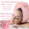 Cohzi Hair Towel Spa Gifts for Mom - Microfiber Hair Drying Towel Wrap and Bath Towel Spa Gift Set. Birthday Gifts for Mom. Gifts for Mother's from Daughter or Son. New Mom Gifts. view 4