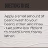 Men Rock Soothing Beard Wash - Oak Moss - Moisturizing Beard Wash for Men - Mens Skincare Products - Facial Hair Shampoo and Cleanser - 3.4 oz view 3