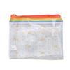 MIAMICA Women's TSA Compliant Travel Bottles and Toiletry Bag Kit, 12 Piece, Rainbow (M31771) view 1