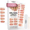 MOYOU LONDON Semi Cured Gel Nail Strips - 20 Pcs. Waterproof Gel Nail Wraps, Cures in Sunlight or UV/LED Lamp, Lasts Up to 2+ Weeks, Stretchable, Easy to Apply & Remove, Vegan & Cruelty-Free view 1