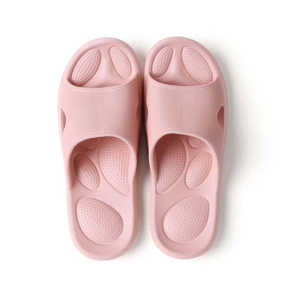 ZUASE Slippers for Men Memory Foam Walking Shoes Indoor Slippers for Women Shower Sandals,Massage Slippers for Women Acupressure Shock Absorption House Slippers Mute Thick Bottom 38-39 Pink