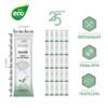 FabbPro Oshibori Moist Terry Cotton Refreshment Towels (25 Pack, 8 x 8 Inches) - White Scented Pre-moistened Towel to Use Hot or Cold (Eucalyptus) view 3