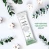 FabbPro Oshibori Moist Terry Cotton Refreshment Towels (25 Pack, 8 x 8 Inches) - White Scented Pre-moistened Towel to Use Hot or Cold (Eucalyptus) view 4