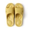 ZUASE Slippers for Men Memory Foam Walking Shoes Indoor Slippers for Women Shower Sandals,Massage Slippers for Women Acupressure Shock Absorption House Slippers Mute Thick Bottom 38-39 Yellow view 1