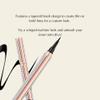 EDA LUXURY BEAUTY 2-in-1 Precision Liquid Eyeliner, Eyelash Glue Pen - Ultra-Fine Brush, Waterproof, 24-Hour Long-Lasting Wear - Cruelty-Free & Vegan - Black view 4