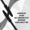 4D Diamond Silk Fiber Lash Mascara - Extreme Lengthening, Volumizing & Curling, Dramatic False Lashes Effect - Waterproof Eye Makeup, Blackest Black - Vegan, Cruelty-Free view 2