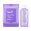 Unicorn Glow Makeup Remover Cleansing Face Wipes + LIP EYE Makeup Remover DUO - XL Oversize Daily Cleansing Facial Towelettes (1 EA+ Oil Free Lip Eye Makeup Remover) view 1
