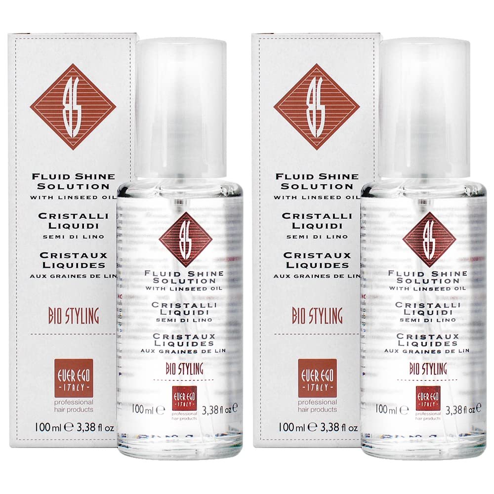 Ever Ego Bio Styling Fluid Shine Solution (Cristelli L.) (*) 3.38oz (Pack of 2)