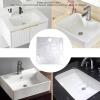 Beard Cutting Cloth, 20pcs Disposable Beard Apron Liners Trimming Degradable Sink Collect Beard Catcher Grooming Cape Stubble Beard Hair Catcher, Save Time, Hair Cloth Decor view 3