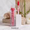Seraphine Botanicals Long Lasting Vegan Lip Stain with Cherimoya & Fig Extracts - Lustrous Liquid Lipstick Intense Color Pigment High Impact Makeup Lip Cream Color Stick Balm for Women (Tigerlily) view 3
