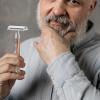 FRCOLOR Manual Beard Trimming Tool One Razor Bamboo Handle Shaver Comfortable Operation Beard Clean view 2