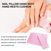 FRCOLOR 1set Manicure Hand Pillow Set Flexible Wrist Rest for Nail Art Comfortable Arm Support Mat Portable Easy to Clean for Salon and Home Use view 2