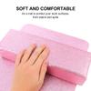FRCOLOR 1set Manicure Hand Pillow Set Flexible Wrist Rest for Nail Art Comfortable Arm Support Mat Portable Easy to Clean for Salon and Home Use view 4