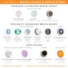 Clarisonic Mens Daily Cleanse Brush Head Replacement Compatible with Mia 1, Mia 2, Mia Fit, Alpha Fit, Smart Profile Uplift, 2 Counts view 4