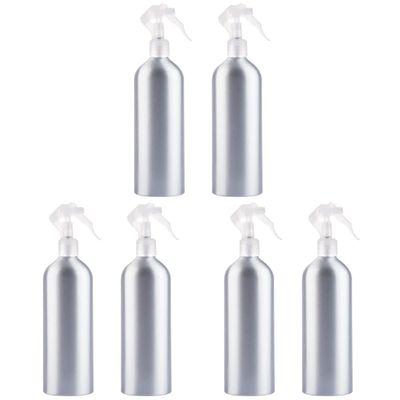 FRCOLOR 3sets 200ml Aluminum Spray Bottle Sprayer Nozzle Refillable Misting Spray Bottle for Home Travel Cosmetics 2pcs*3