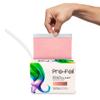 Just Home Pink Hair Highlighting Pop Up Foils 1000 Sheets, Pre  Cut for Bleaching, Coloring, Lightening, Styling, In-Built Dispenser for Professionals, Salons, Personal Use view 3