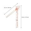 LALAFINA 2pcs Styling Accessory Hairpin Sticks Tassel Chinese Bead Traditional Chignon Vintage Head Hair Chopsticks for Pin Hanfu Buns Rhinestone Alloy Jewelry Long view 4