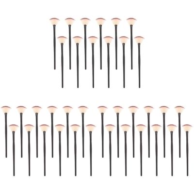 Beaupretty 36pcs Masks Blush Mask Black Face Cosmetics Applicator Chemical Brush Cosmetic Highlighting Travel Fan Reliable Acid Facial Comestic for Handheld Glycolic