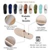 OSTADARRA 6 Pairs Spa Slippers, Non Slip Disposable Slippers For Guest, Washable Reusable, Which Can Be Used As Women Men, House, Indoor, Bathroom, Bedroom, Hotel, Bride Slippers (2 sizes) view 3
