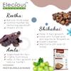 Saheb Elecious Premium Amla, Reetha, Shikakai Powder Combo Pack for Healthy Hair view 4