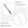 LALAFINA 3pcs Diy Manicure Supplies Nail Art Brush Nail Art Drawing Pen Manicure Drawing Tool Painting Brush Polish Accessories Covers for view 2