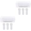 LALAFINA 6pcs Mini Blush Brush Soft Bristles for Loose Powder and Blush Application Portable Makeup Tool Storage Box for Women Beauty Routine view 1