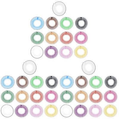 LALAFINA 39pcs Rhinestone Plastic Stretch Hair Combs Creative Hair Ornaments for Sports Makeup and Everyday Use Lightweight Flexible and Comfortable Accessories