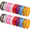 16pcs Hairdressing Finger Hair Inserts Any Tools Scissor Thumb Pet Shears Grips Rings Accessories Ring Grooming Rings: Haircutting Silicone Protector Barber Shear view 1