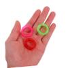16pcs Hairdressing Finger Hair Inserts Any Tools Scissor Thumb Pet Shears Grips Rings Accessories Ring Grooming Rings: Haircutting Silicone Protector Barber Shear view 3