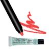 By The Clique Premium Matte On Fire Orange Red Lip Liner and Hydrating Lipstick Remover Set view 1