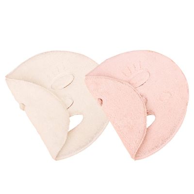 FRCOLOR 2pcs Hot Compress Face Towel for Facial Care Dual Thick Moisturizing Towels Suitable for Spa Home Use and