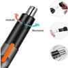 BUZZNN Nose and Ear Hair Trimmer, Nose Hair Remover for Men and Women, Waterproof Stainless Steel Head, USB Rechargeable, Black view 4