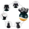Head Shavers for Bald Men, 6 in 1 Rechargeable Electric Shaver Floating Heads Bald Electric Shaver Grooming Kit Shaver For Men (Color : Shaver 6 head Set) view 3