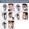 Head Shavers for Bald Men, Super Electric Shavers for Men 7D Floating Rotary Razor Cordless USB Rechargeable Multifunctional Grooming Kit with LED Display view 2