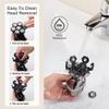 Head Shavers for Bald Men, Men Electric Razor 6-in-1 Shaver Bald 7 Cutter Head Shaver Multifunctional Razor Alien Shape IPX6 Waterproof Grooming Kit view 3