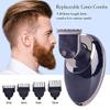 Head Shavers for Bald Men, Five Floating Head 4D Shavers USB Rechargeable For Men Washable Hair Clipper Nose Ear Hair Trimmer Shaving Beard Machine 3 in 1 (Color : P93099-A) view 3
